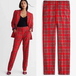 J Crew Stretch Wool Kate Tartan Plaid Pants Sz 6T